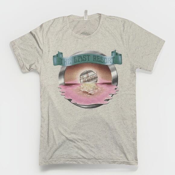 Midland The Last Resort Band T-Shirt Country Music Tour Tee Medium 18x26 Vintage - Picture 1 of 5